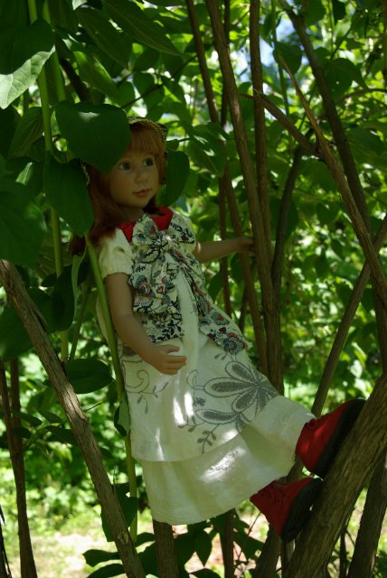 Лесная фея. Коллекционная кукла Мариелену от Zwergnase