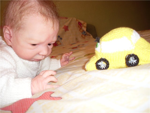 Тest drive или какой же русский не любит быстрой езды. кукла реборн Глебка (фото 9)