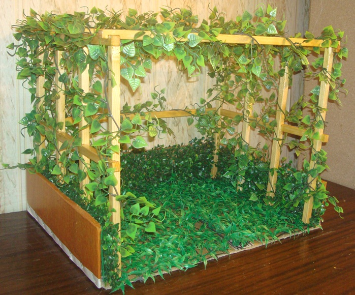 Мастер-класс: Беседка в восточном стиле для Лизы и Веры