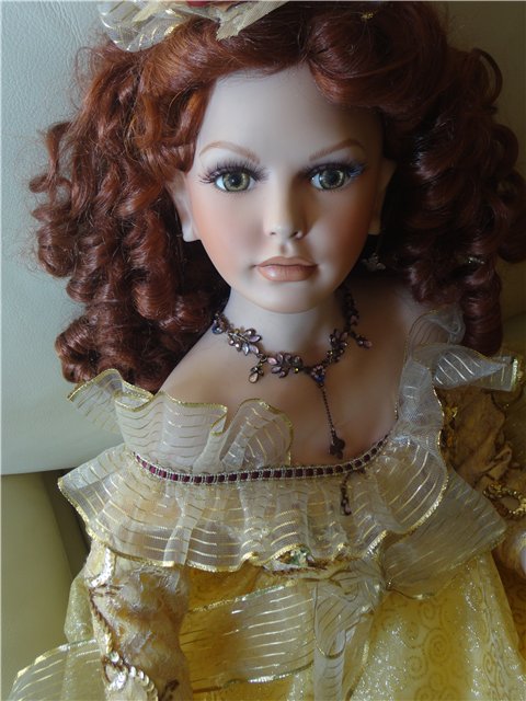 Ты провинилась...красотою! А это редкое богатство! Фарфоровая кукла Donna Rubert - София