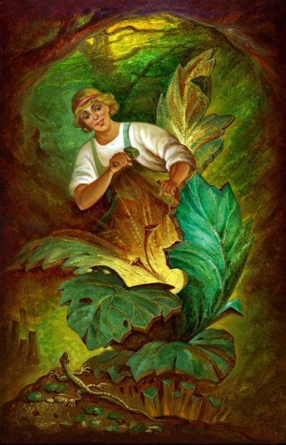 Усмотри тропинку в сказку или Здесь русский дух, здесь Русью пахнет. Федоскинская лаковая миниатюра