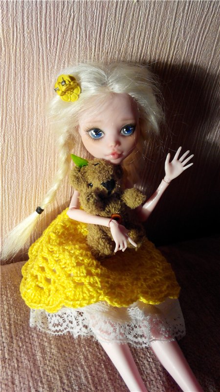 Моя маленькая нежная мисс... ООАК Monster High (фото 7)