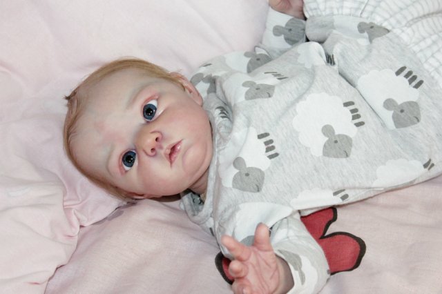 Мои маленький большеглазик, кукла реборн Беспаловои Жанны