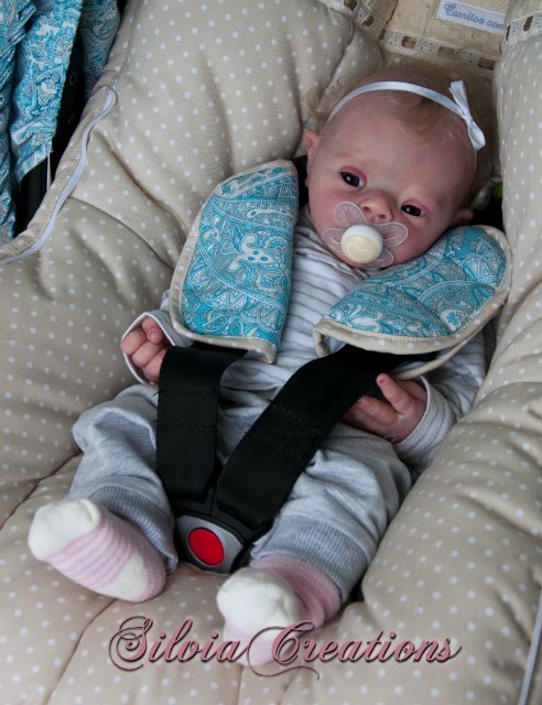 Молд с синдромом дауна PEBBLES в исполнении SILVIACREATIONS (фото 5)