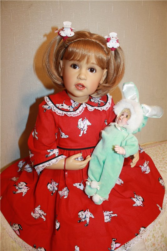 Третья часть. Моя Тува блондиночка от автора Sissel Skille, в новом наряде (фото 6)