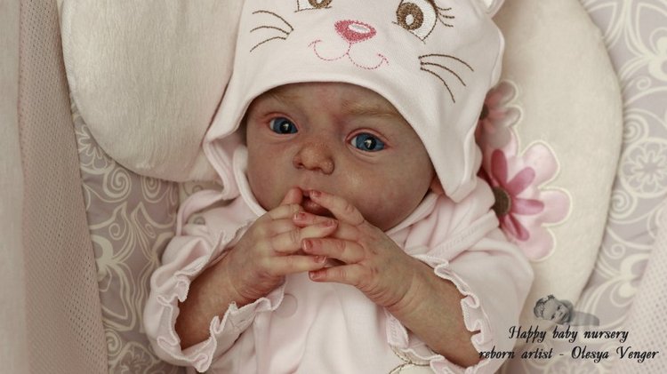 Моя милая златовласка Ева. Кукла реборн Олеси Венгер