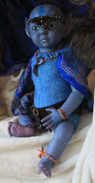 Аватарёнок Вишно (защитник) - кукла от Элины Кудрявцевой