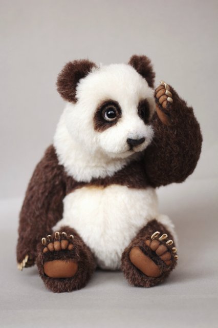 Панда Юки. Игрушка ручной работы (фото 3)