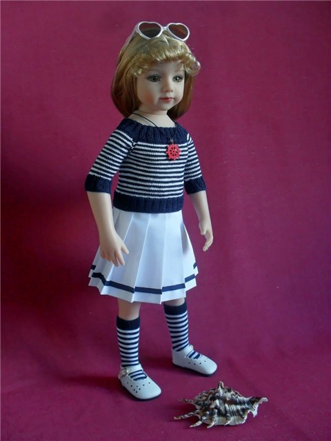 Морские мотивы ушедшего лета и куклы "Maru and friends"