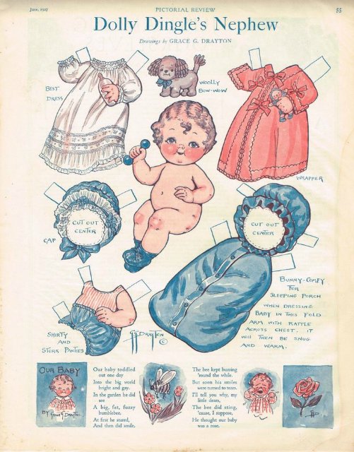 Мои любимые бумажные куклы для вырезания (фото 10)