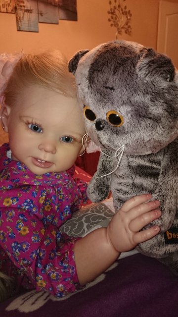 Мое солнышко - малышка Джастина из молда Бонни by Linda Murray