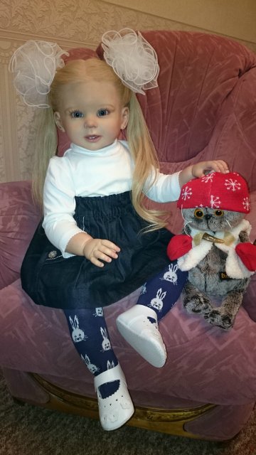 Мое солнышко - малышка Джастина из молда Бонни by Linda Murray