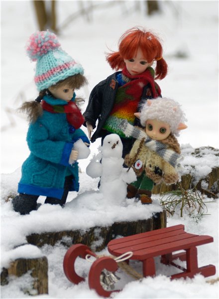 Зимняя прогулка — Куклы и тела Obitsu (Обитсу): 1/6 (фото 3)