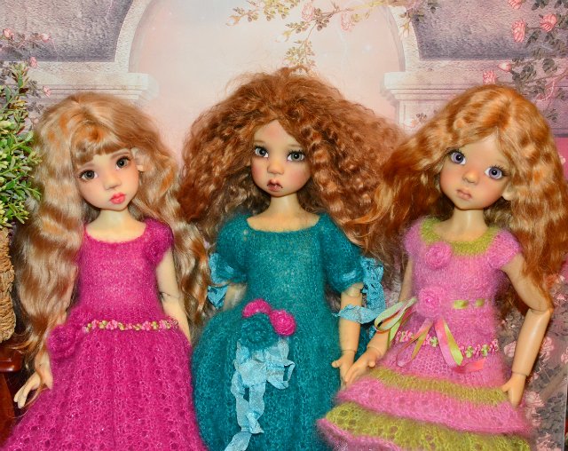 Весеннее настроение. Платья для кукол Kaye Wiggs