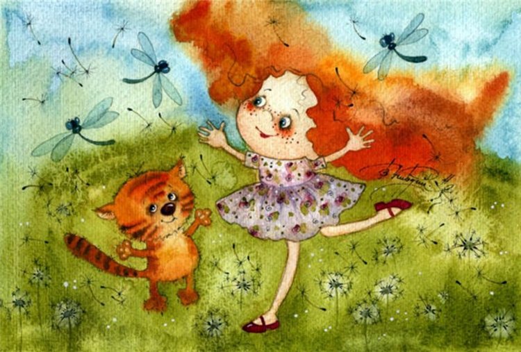 В твоей улыбке прячутся мечты... О, милый рыжик, кто же ты