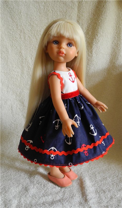 Опять морская тема — Одежда и обувь для кукол своими руками: фото (фото 10)