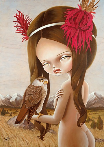 Мрачные и прекрасные куклы художницы Кукула (Kukula) в оригинальных арт иллюстрациях Натали Абрамович. Много фото