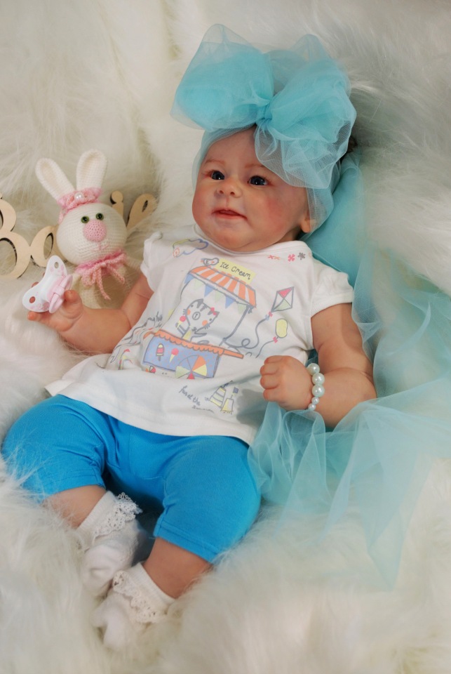 Сладкая булочка Грета, толстопопая принцесина. Кукла реборн Ольги Коновниной (фото 4)