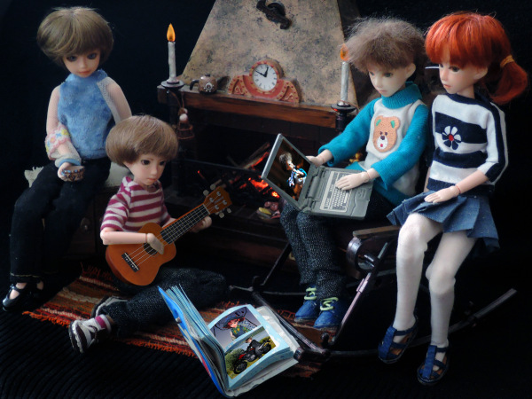 Женька, Данька и гитара — Куклы и тела Obitsu (Обитсу): 1/6 (фото 2)