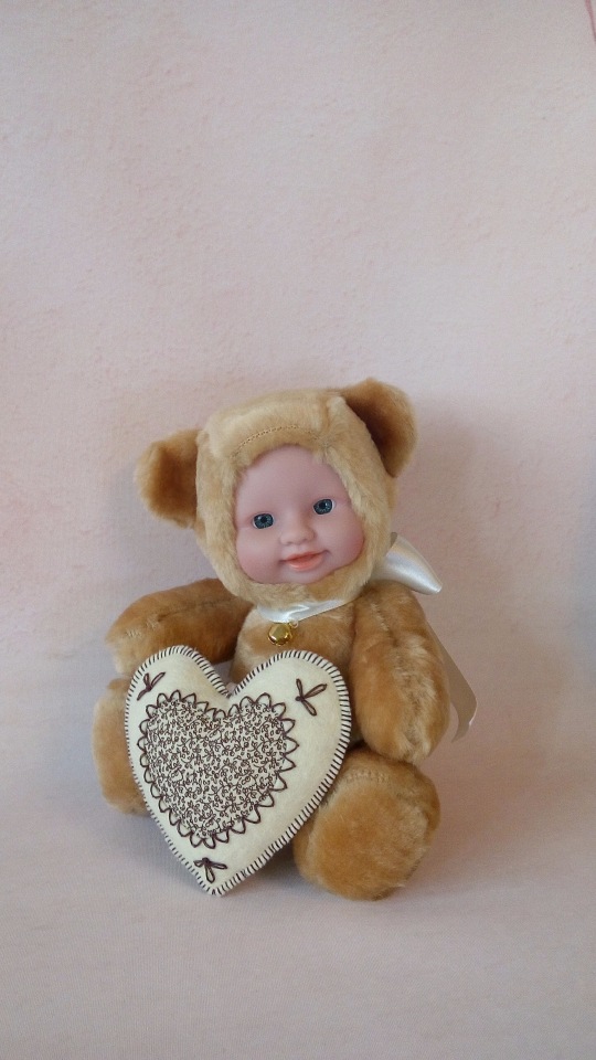 Парочка мишек-друзей — Авторские куклы Тедди (фото 9)