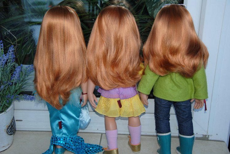 Все Рыжие Снегурочки Gotz. 2003-2010