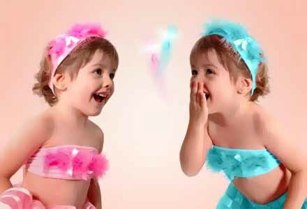 "Но как же вы могли так раздвоиться? Две половинки яблока различней." Близнецы от Кристин Оранж