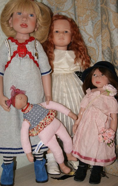 Девичий хор имени Nicole Marsollek Menzner. Коллекционные куклы Zwergnase