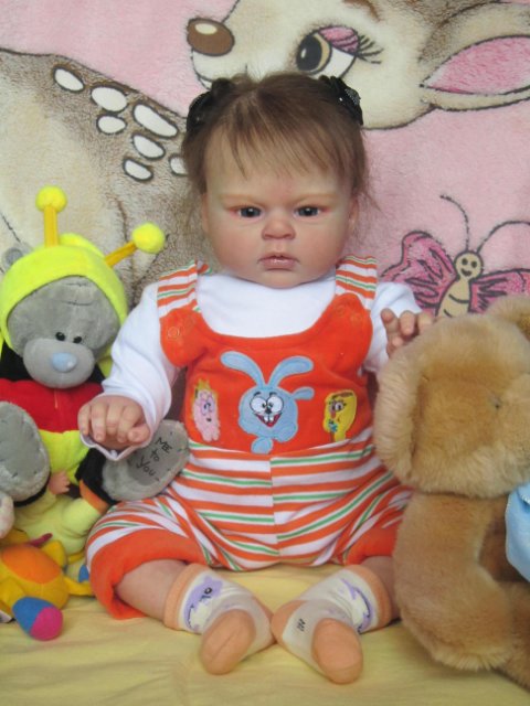 Пасхальная Маечка.Кукла реборн из Каморки папы Карло (фото 8)