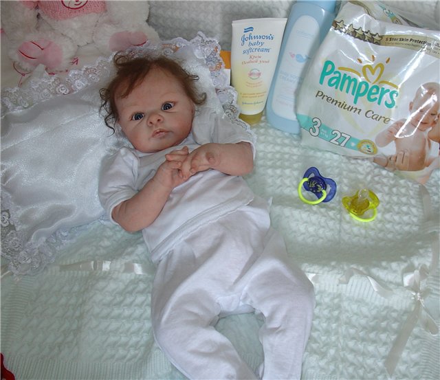 Малютка Джилл. Кукла Реборн из молда Джилл (Adrie Stoete) | Бэйбики Малютка Джилл. Кукла Реборн из молда Джилл (Adrie Stoete) (фото 9)