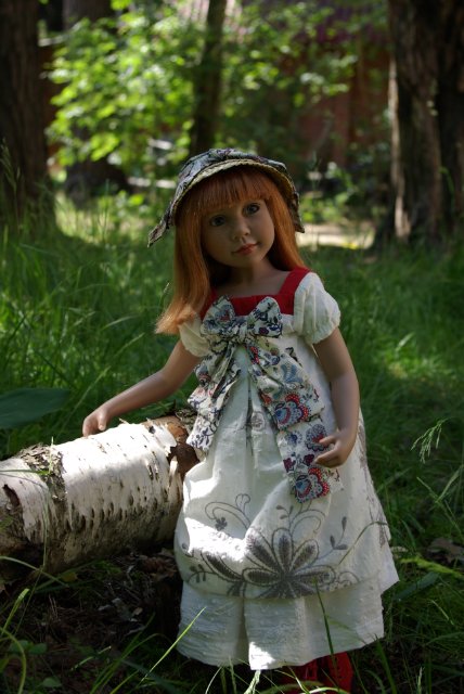 Лесная фея. Коллекционная кукла Мариелену от Zwergnase