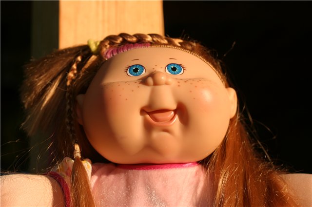 Капустная грядка отдыхает на даче. Cabbage Patch Kids