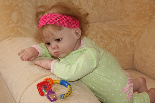 Пончик Люся - моя кукла реборн (фото 6)