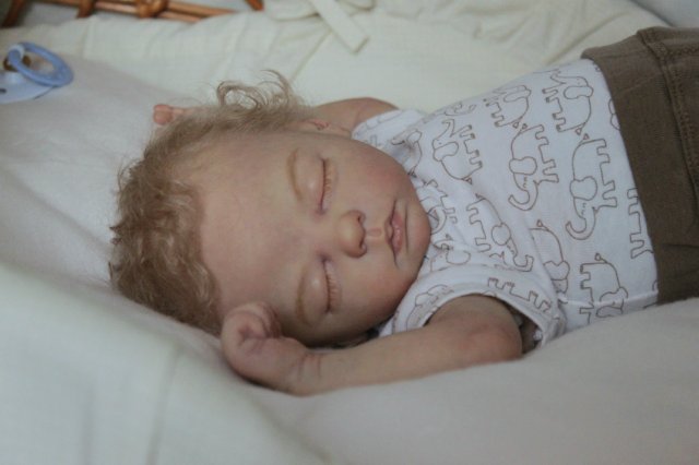 Мальчик одуванчик... Куколка реборн Вишни Виктории