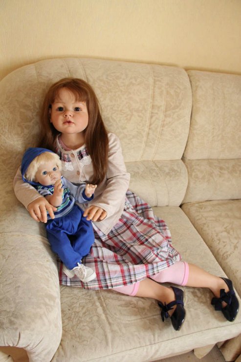 Девочка Эвелина — Куклы Реборн (Reborn): работы мастеров