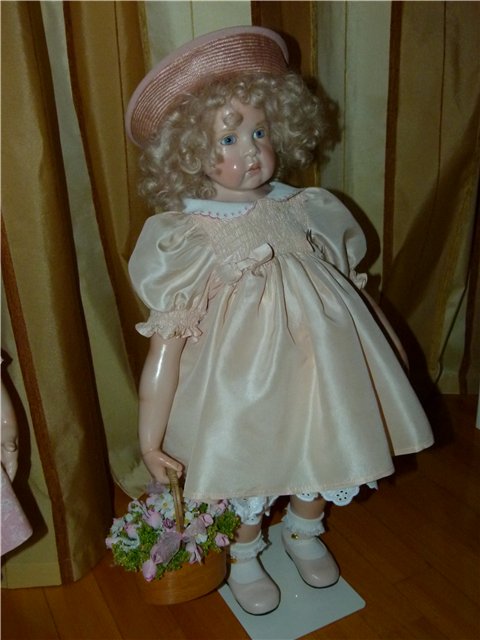 Девочки в соломенных шляпках.Анемона (Anemone) Хильдегард Гюнцель