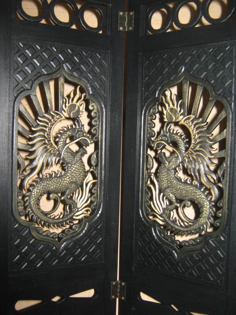 Эксклюзивная резная ширма (фото 2)