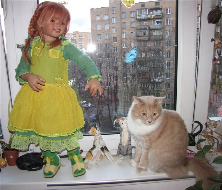 Рыжий лучик солнца - Санрике от Annette Himstedt