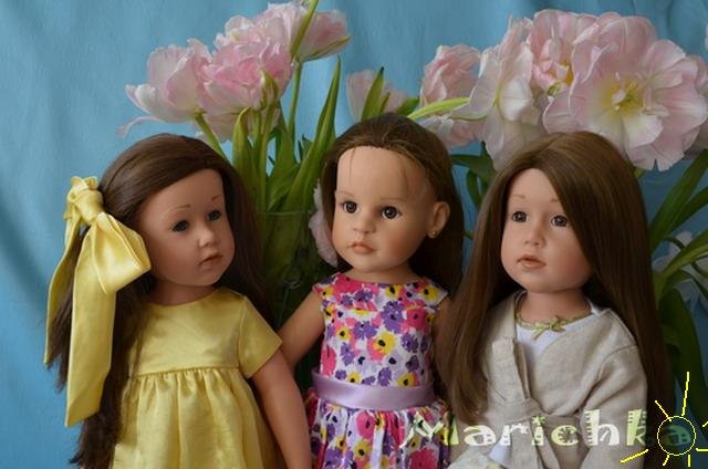 Клара и Изабель... или просто Снегурочки! Куклы Gotz