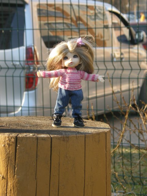 Первая вылазка на улицу. Puki fee Ante, bjd