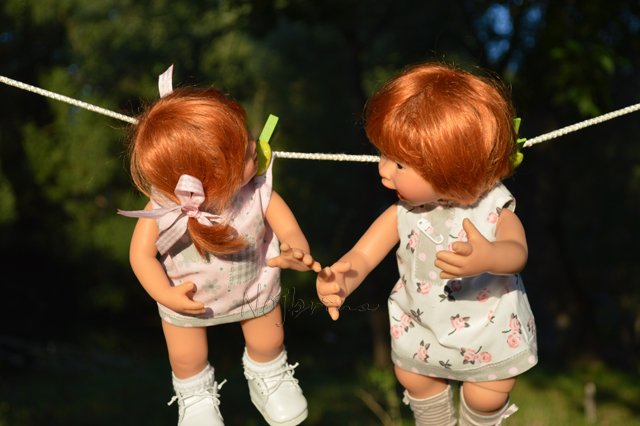 Шито белыми нитками... Вихтели от Rosemarie Anna Muller