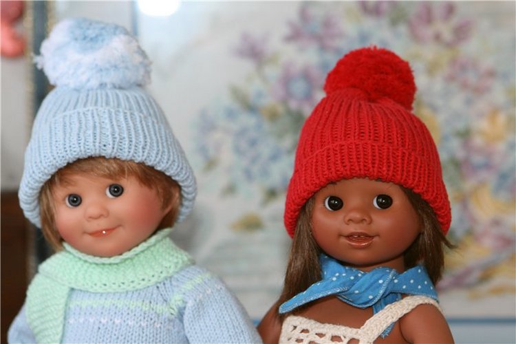 Сладкая парочка - зефирчик с шоколадом или Лука и Штрубеллина, студийные вихтелята Rosemarie Anna Muller (фото 8)