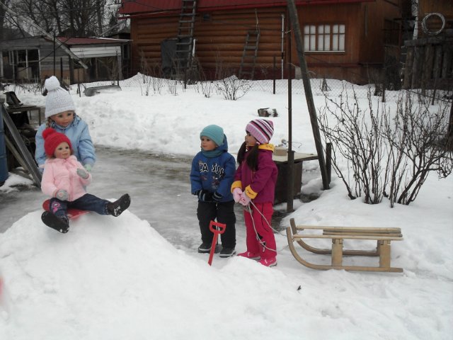 Зимние каникулы.Annecke, Ethan, Trixi от Monika Levenig и Millie от Monika Peter-Leicht