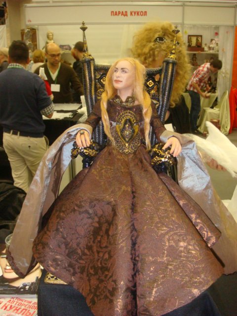 Ещё картинки с выставки... XI Международный Салон кукол на Тишинке в Москве 2015. Фото