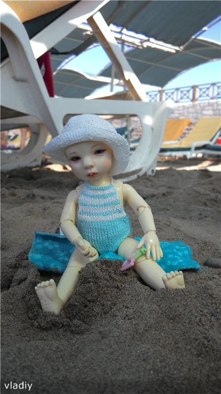 Как Даша первый раз на море побывала (фото 5)