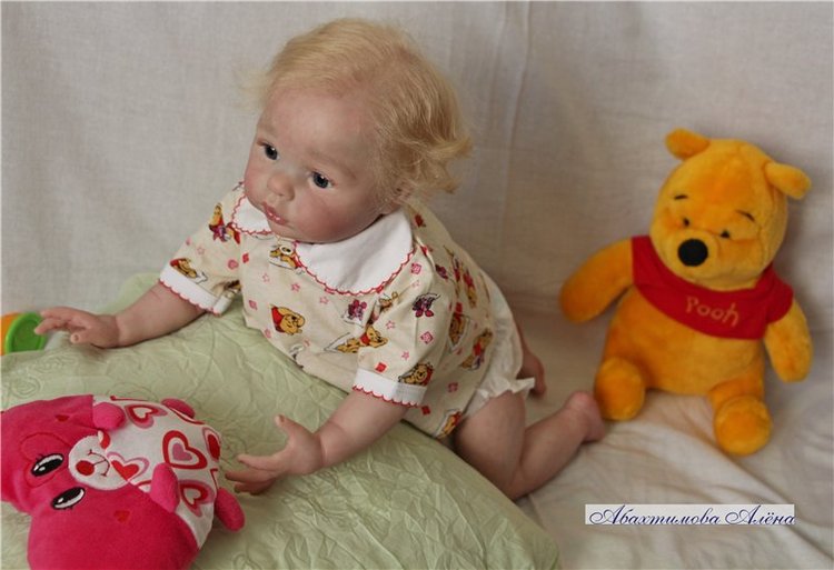 Кукла реборн Тося, молд Chanel (фото 4)