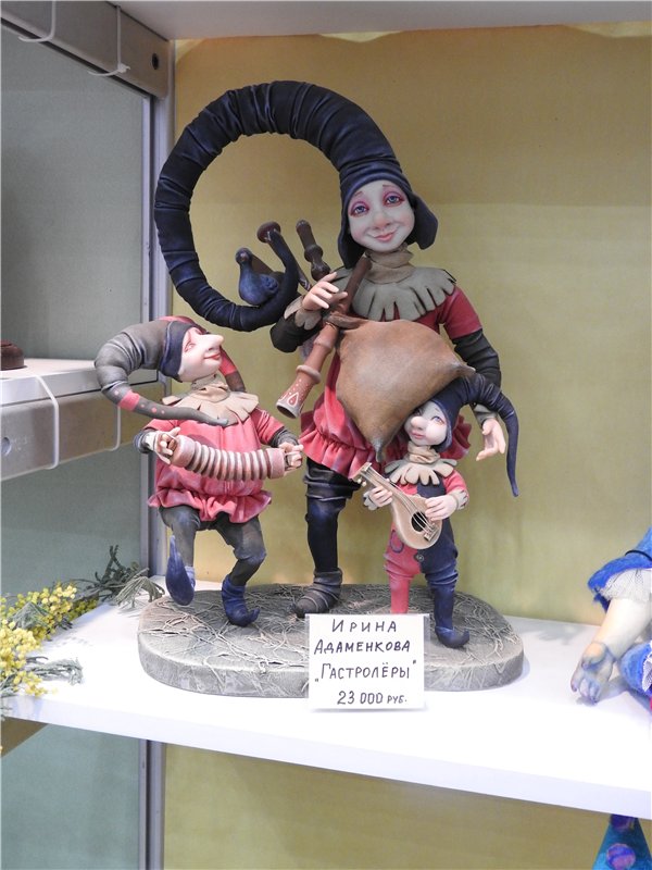 Экскурсия в страну чудес… Авторская кукла. Москва, Тишинка 2016