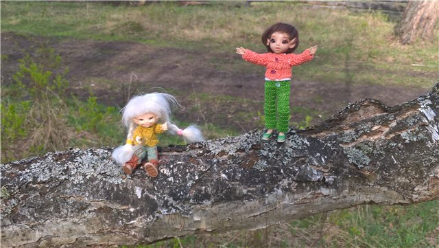 Весенняя работа лесных эльфов. Часть 2