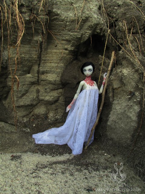 Аннабель Ли. Шарнирная кукла (фото 5)