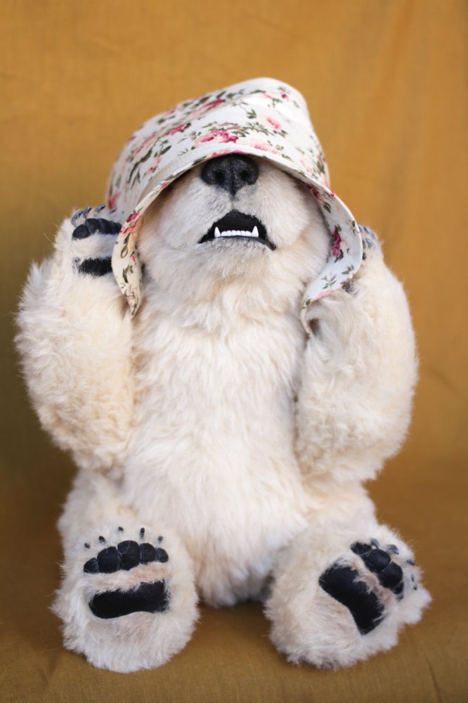 Нолан полярный медвежонок. Авторские игрушки ручной работы Татьяны Матляк