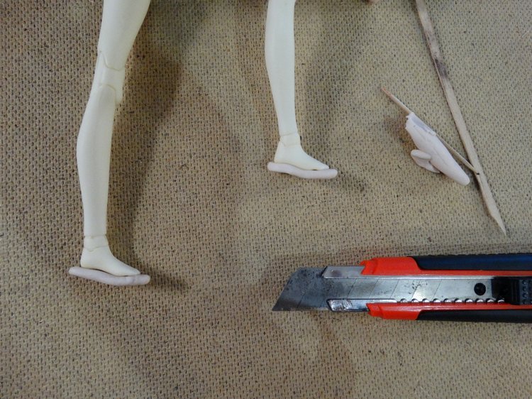 Туфельки из запекаемого пластика для кукол (фото 6)